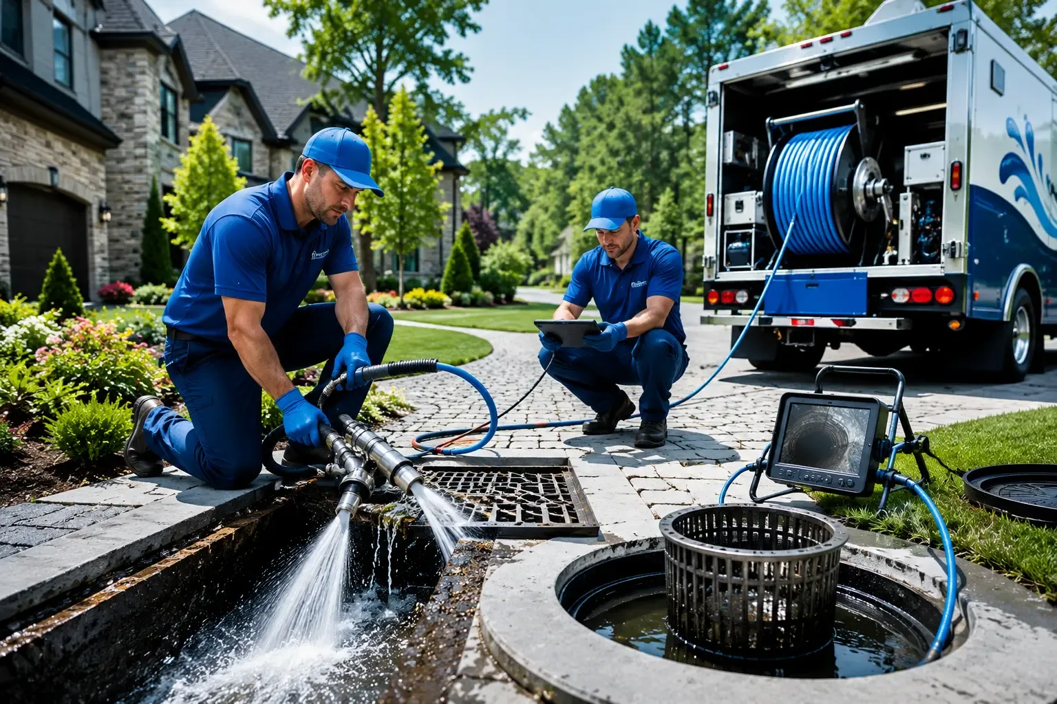 Local outdoor drain cleaning professionals in Compton, IL